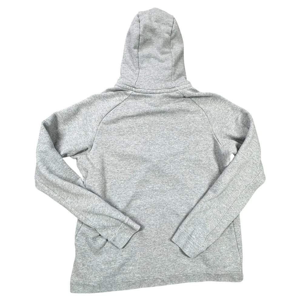 Nike Hoodie Mens L Gray Athletic Quarter Zip‎ Pullover Sweatshirt Activewear